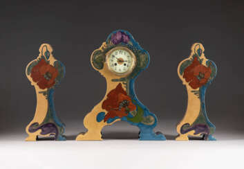MANTEL CLOCK WITH TWO BEISTELLERN