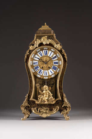 GROSSE PENDULE MIT BOULLE-MARQUETERIE - photo 1