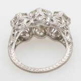 Ring mit 3 Diamanten im Altschliff ca. 3,6 Karat, - фото 4