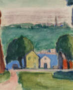 Aquarell auf Papier. OSCAR FLORIANUS BLUEMNER (1867-1938)