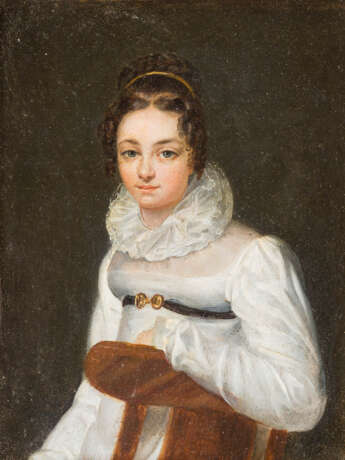 DAMENPORTRAIT, WOHL MARIA THERESIA SMOLENITZ VON SMOLK (1808-1880) - Foto 1