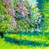 В Саду сирени Canvas Oil paint Impressionism Landscape painting 2019 - photo 1