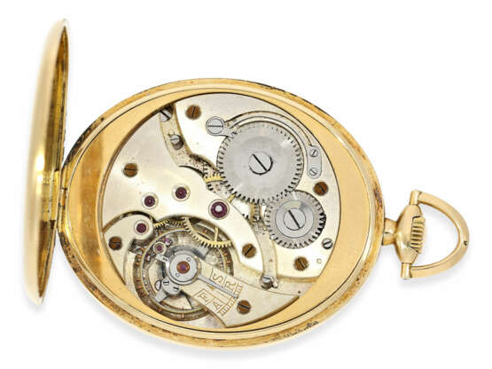 Taschenuhr/Halsuhr: elegante Jugendstil-Taschenuhr mit seltenem ovalen Gehäuse, "Chronometre Levrette", Braunschweig & Cie. La Chaux-de-Fonds, ca.1915 - photo 2