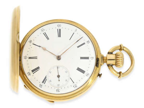 Taschenuhr: frühes Genfer Ankerchronometer mit Kronenaufzug, ca. 1865 - photo 1