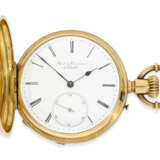 Taschenuhr: frühe Halbsavonnette feiner Qualität, Ankerchronometer Borel & Courvoisier Neuchatel No.48076, ca. 1865 - photo 2