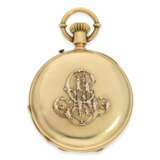 Taschenuhr: frühe Halbsavonnette feiner Qualität, Ankerchronometer Borel & Courvoisier Neuchatel No.48076, ca. 1865 - photo 4