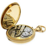 Taschenuhr: frühe Halbsavonnette feiner Qualität, Ankerchronometer Borel & Courvoisier Neuchatel No.48076, ca. 1865 - photo 7