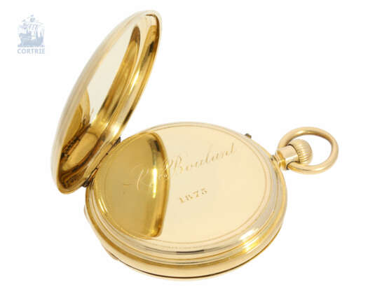 Taschenuhr: sehr feine englische Goldsavonnette, Dent London No.25655, Watchmaker to the Queen, geliefert an A. Boulant, ca.1875 - фото 5