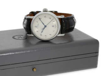 Armbanduhr: elegante automatische Damenuhr in Edelstahl, Chronoswiss "Kairos", mit Originalbox und Papieren