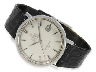 Armbanduhr: großes Omega Constellation Automatikchronometer in Edelstahl, Referenz 168.004, komplett originaler Zustand, Baujahr 1966