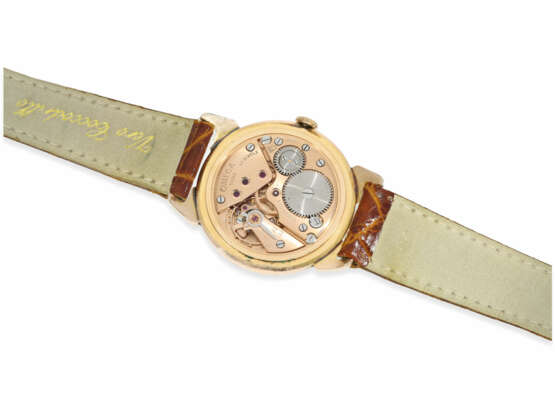 Armbanduhr: seltene "oversize" Omega Herrenuhr in Roségold, Ref. 2713, ca.1952 - фото 2