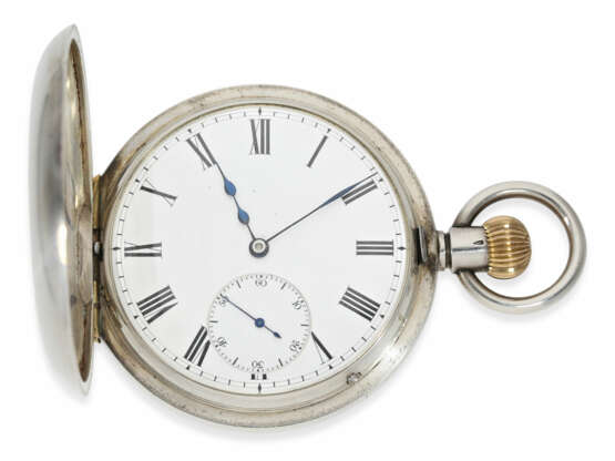 Taschenuhr: schweres Wippen-Chronometer von hochfeiner Qualität, Clemence Freres La Chaux-De-Fonds No.51115, ca.1890 - photo 2