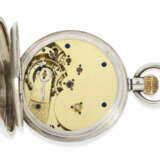 Taschenuhr: schweres Wippen-Chronometer von hochfeiner Qualität, Clemence Freres La Chaux-De-Fonds No.51115, ca.1890 - photo 3