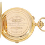 Taschenuhr: hochfeine, frühe, schwere Goldsavonnette mit unabhängiger, anhaltbarer Sekunde und "Tandem Winding"-Aufzug nach Mairet's Patent, Pateck & Cie. Geneve No.7299, ca.1875 - photo 5