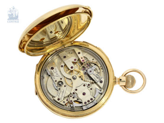 Taschenuhr: eine der frühesten bekannten Jules Jürgensen Taschenuhren mit Repetition, Jules Jürgensen Copenhagen No.5933, ca.1848 - Foto 3