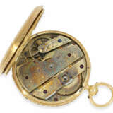 Taschenuhr: außergewöhnlich frühe Goldlepine der Firma Patek Philippe, No.12670, Genf 1856, mit Stammbuchauszug - фото 3