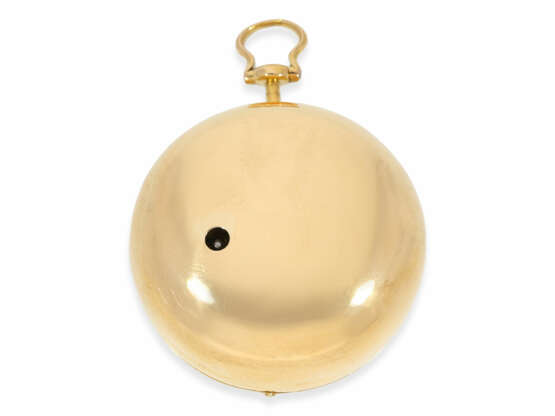 Taschenuhr: hochfeine englische Doppelgehäuse-Taschenuhr mit Zylinderhemmung, 22K Gold, John Ellicott London No.5531, Hallmarks 1764 - photo 5