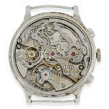 Armbanduhr: sehr früher, großer Eberhard Chronograph in Stahl, ca. 1938 - Foto 3