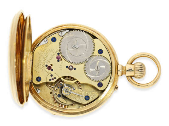 Taschenuhr: sehr frühe Taschenuhr von A. Lange & Söhne Glashütte, No.12037, Qualität 1A, ca.1883 - photo 2