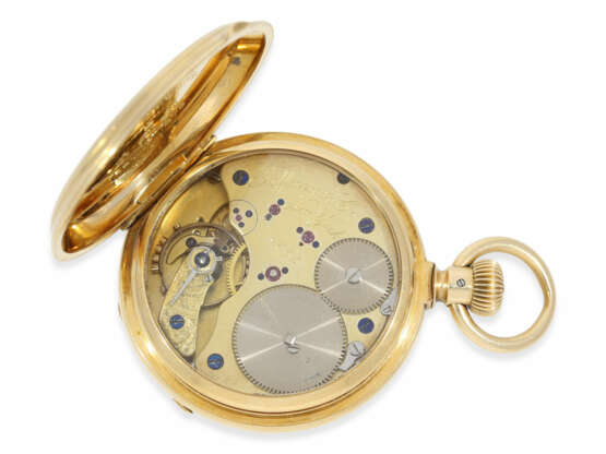 Taschenuhr: ganz frühe und seltene A. Lange & Söhne Herrentaschenuhr bester Qualität 1A, geliefert an Tiffany New York No. 7688, ca. 1870 - photo 2