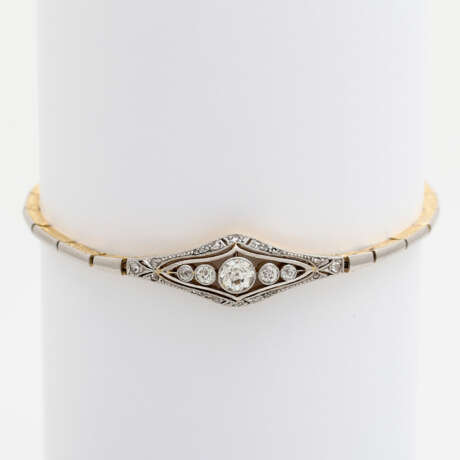 ART DECO Armband mit Altschliff Dia. - Foto 6