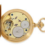 Taschenuhr: hochfeine A. Lange & Söhne Goldsavonnette in bester Qualität 1A, No. 40172, Glashütte 1897, mit Stammbuchauszug - фото 2