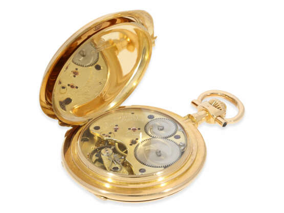 Taschenuhr: Glashütter Rarität, schwerstes uns bekanntes UNION GLASHÜTTE Louis XV-Ankerchronometer 1-A, No.44062, Glashütte ca.1900 - photo 3