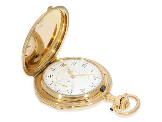 Taschenuhr: Glashütter Rarität, schwerstes uns bekanntes UNION GLASHÜTTE Louis XV-Ankerchronometer 1-A, No.44062, Glashütte ca.1900 - Foto 4