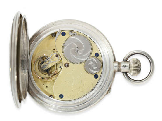 Taschenuhr: extrem rares Lange & Söhne Beobachtungschronometer mit Karussell und Gangreserve-Anzeige, ALS No.62962, ca.1912, mit Stammbuchauszug - фото 2