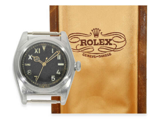 Armbanduhr: rare Rolex Bubble Back mit schwarzem "California Dial", Referenz 2940, ca.1944 - photo 1