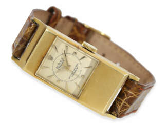 Armbanduhr: extrem rares Rolex Prince Chronometer mit Zentralsekunde, sog. "AERODYNAMIC" oder auch "DRIVER'S", Ref.3361, ca.1940