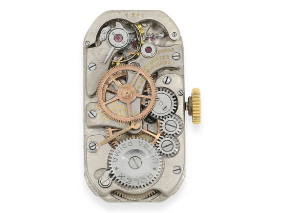 Armbanduhr: extrem rares Rolex Prince Chronometer mit Zentralsekunde, sog. "AERODYNAMIC" oder auch "DRIVER'S", Ref.3361, ca.1940 - Foto 4