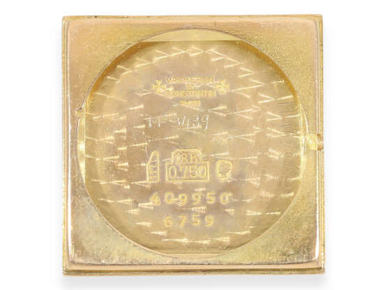 Armbanduhr: elegante Vacheron & Constantin Herrenuhr in 18K Rotgold, ca. 1960 - фото 4