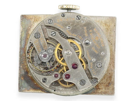 Armbanduhr: große und seltene Art déco Herrenuhr mit Breguet-Zifferblatt und scharnierten Anstößen, Vacheron & Constantin Geneve ca.1926 - Foto 3