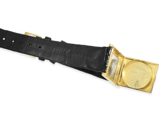Armbanduhr: große und seltene Art déco Herrenuhr mit Breguet-Zifferblatt und scharnierten Anstößen, Vacheron & Constantin Geneve ca.1926 - photo 4