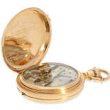 Taschenuhr: ausgesprochen schweres Ankerchronometer mit patentierter Bügel-Zeigerstellung, Jules Jürgensen No.12959, ca.1874 - Foto 3