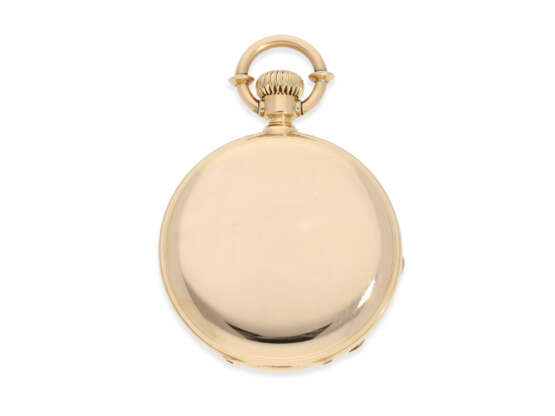 Taschenuhr: ausgesprochen schweres Ankerchronometer mit patentierter Bügel-Zeigerstellung, Jules Jürgensen No.12959, ca.1874 - фото 7