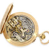 Taschenuhr: schweres und hochwertiges Ankerchronometer mit Chronograph "Compteur", Henri Moser & Cie No.25100, ca. 1895 - фото 2