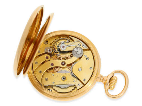 Taschenuhr: imposantes, schweres Taschenchronometer Patek Philippe "CHRONOMETRO GONDOLO", ca.1908 - Foto 3