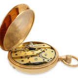 Taschenuhr: frühe Patek Philippe Herrenuhr, kleines, feines Ankerchronometer in Rotgold, No.59815, Genf ca. 1880 - Foto 3