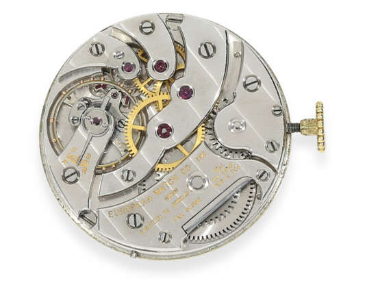 Taschenuhr: eine der rarsten Cartier Uhren aus der Zeit des Art déco, die "Sundial-Compass-Watch", Cartier ca.1939 - Foto 8