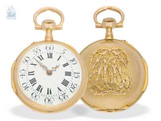 Taschenuhr/Anhängeuhr: sehr seltene und außergewöhnliche Damenuhr im Louis XVI-Stil, signiert Breguet No.3555, ca.1875
