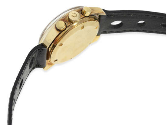 Armbanduhr: Omega-Rarität, einer der seltensten Seamaster Chronographen, Ref. 176.007 in massiv 18K Gold, nie in Serie gegangen, Baujahr 1973! - Foto 5