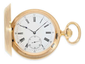 Taschenuhr: bedeutendes Girard Perregaux Taschenchronometer mit extrem seltenen Konstruktionsmerkmalen, No.54690, ca.1875