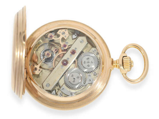 Taschenuhr: bedeutendes Girard Perregaux Taschenchronometer mit extrem seltenen Konstruktionsmerkmalen, No.54690, ca.1875 - Foto 2