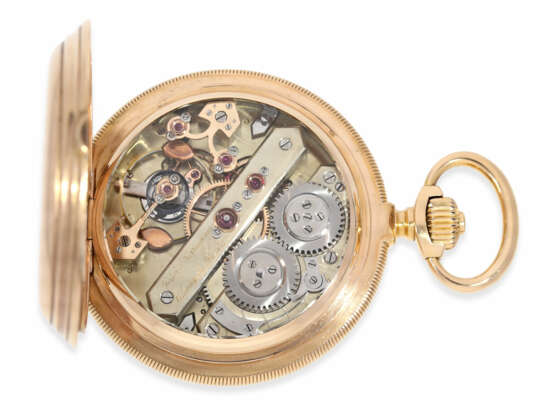 Taschenuhr: bedeutendes Girard Perregaux Taschenchronometer mit extrem seltenen Konstruktionsmerkmalen, No.54690, ca.1875 - Foto 3