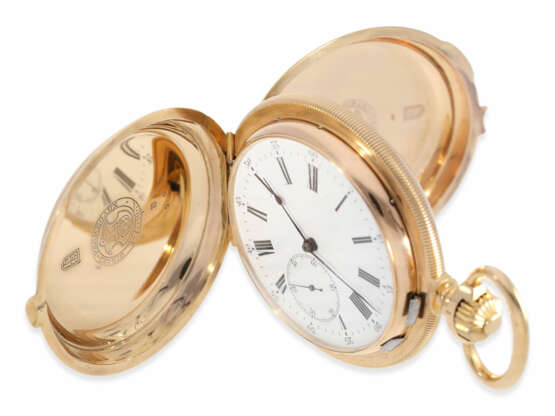 Taschenuhr: bedeutendes Girard Perregaux Taschenchronometer mit extrem seltenen Konstruktionsmerkmalen, No.54690, ca.1875 - photo 5