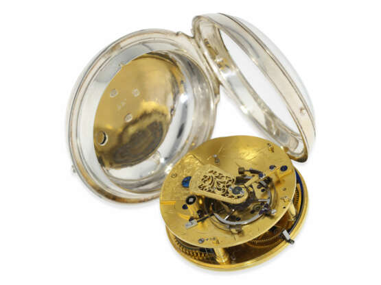 Taschenuhr: bedeutendes, museales, bisher nicht registriertes Taschenchronometer "of the Best Kind" John Arnold London No.76, Hallmarks London 1782 - фото 1