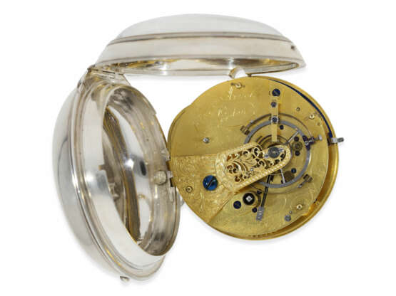 Taschenuhr: bedeutendes, museales, bisher nicht registriertes Taschenchronometer "of the Best Kind" John Arnold London No.76, Hallmarks London 1782 - Foto 5