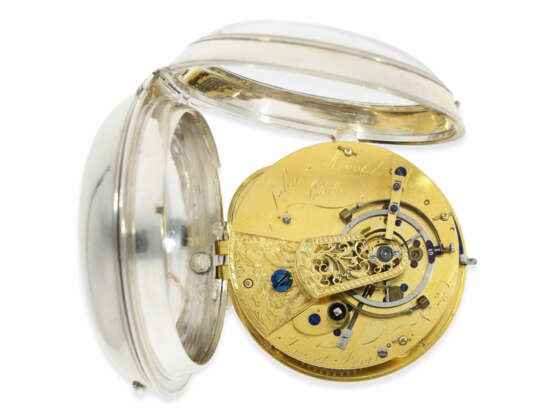 Taschenuhr: bedeutendes, museales, bisher nicht registriertes Taschenchronometer "of the Best Kind" John Arnold London No.76, Hallmarks London 1782 - photo 6